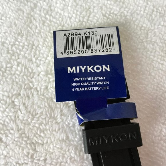 Miykon Man Watch Quartz Rubber-Stainless Steel DM1 - Picture 7 of 7